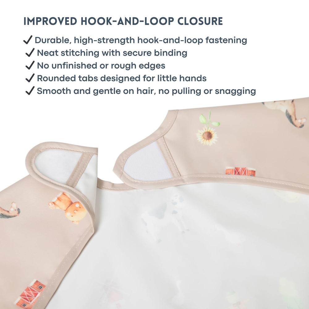 Ali+Oli Smock Bib OEKO-TEX certification tag for safety