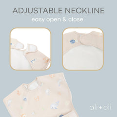 Ali+Oli baby bib Undersea set, lightweight and easy to wipe clean during meals.