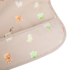 Ali+Oli smock bib waterproof front protects clothing during feeding