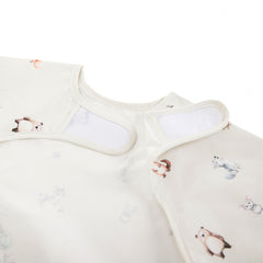 Ali+Oli Smock Bib with waterproof coating keeps messes contained while eating.