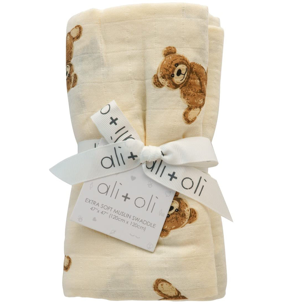 Ali+Oli swaddle used as car seat cover for added privacy.