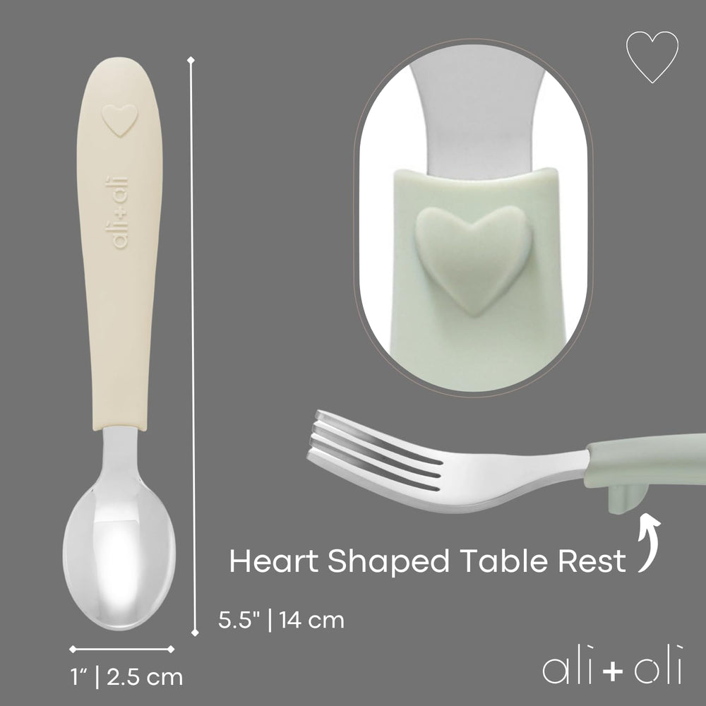 Ali+Oli toddler utensils 6-pack for family meal rotations