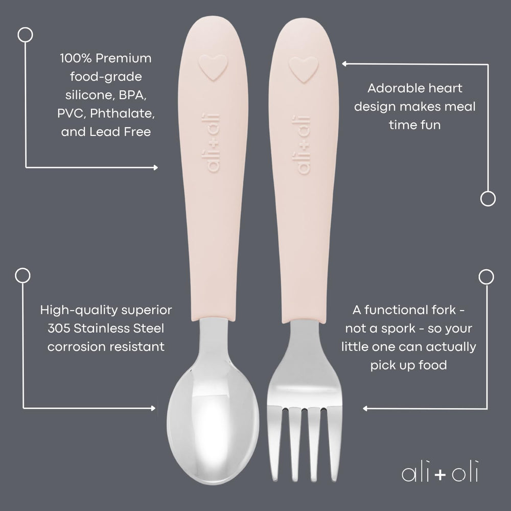 Ali+Oli toddler utensils dishwasher-safe for quick cleanup