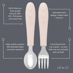 Ali+Oli toddler utensils dishwasher-safe for quick cleanup