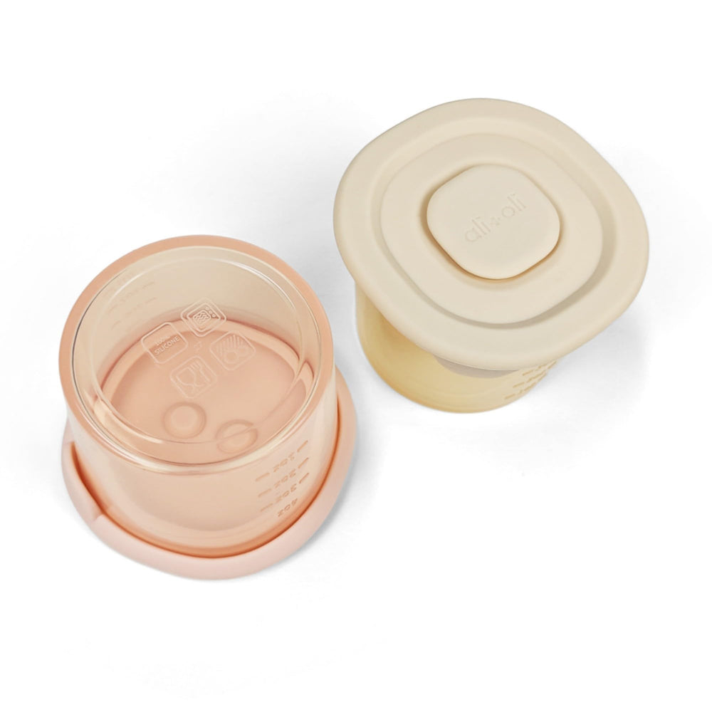 Ali+Oli travel-friendly set ready for daycare and on-the-go meals