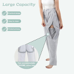 ALIALAVESTA anti-slip design with urinary pipe buckle keeps tubing in place.