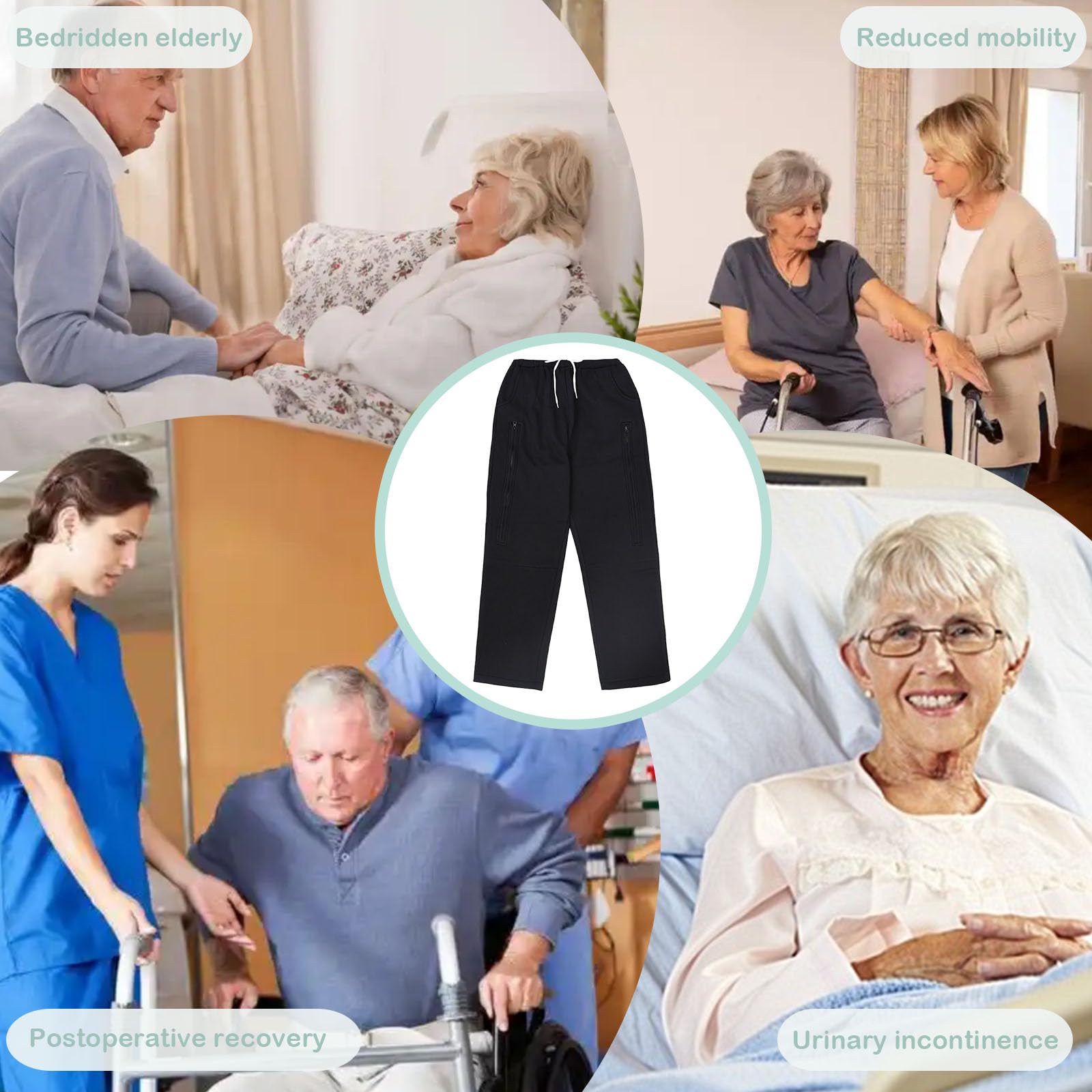 ALIALAVESTA ostomy care trousers support discreet urine bag carrying in daily life