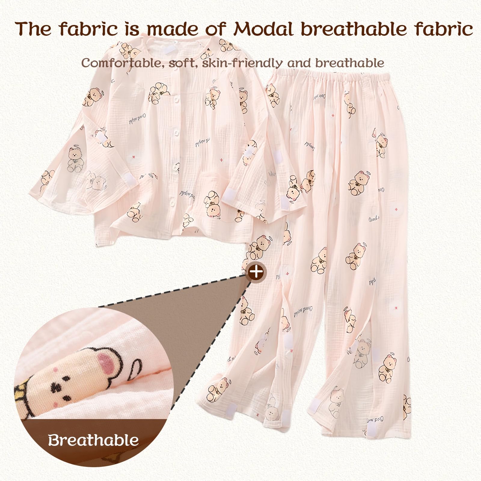 ALIALAVESTA soft breathable fabric enhances long-wear comfort.