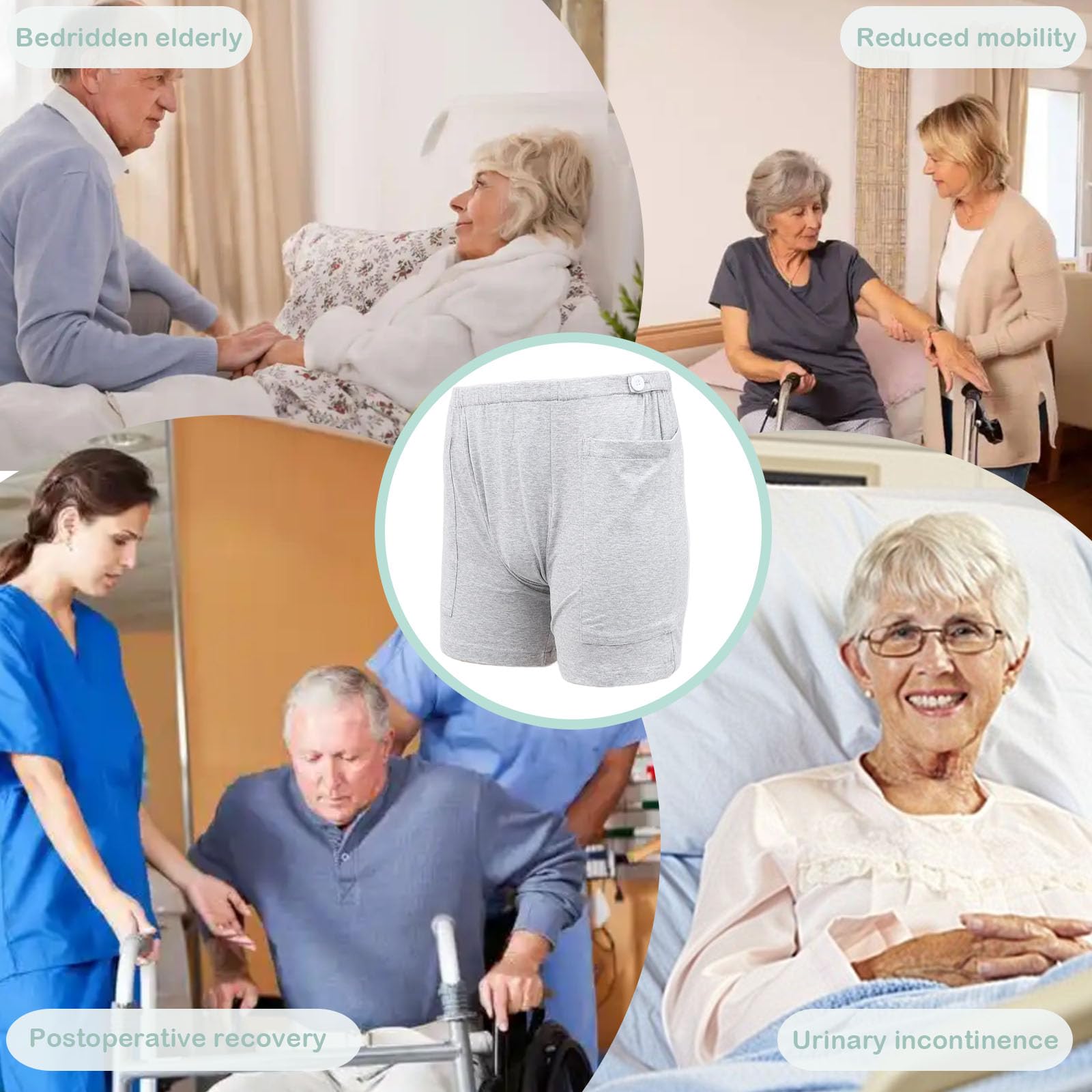 ALIALAVESTA trousers suited for stoma-related use and discreet care needs.