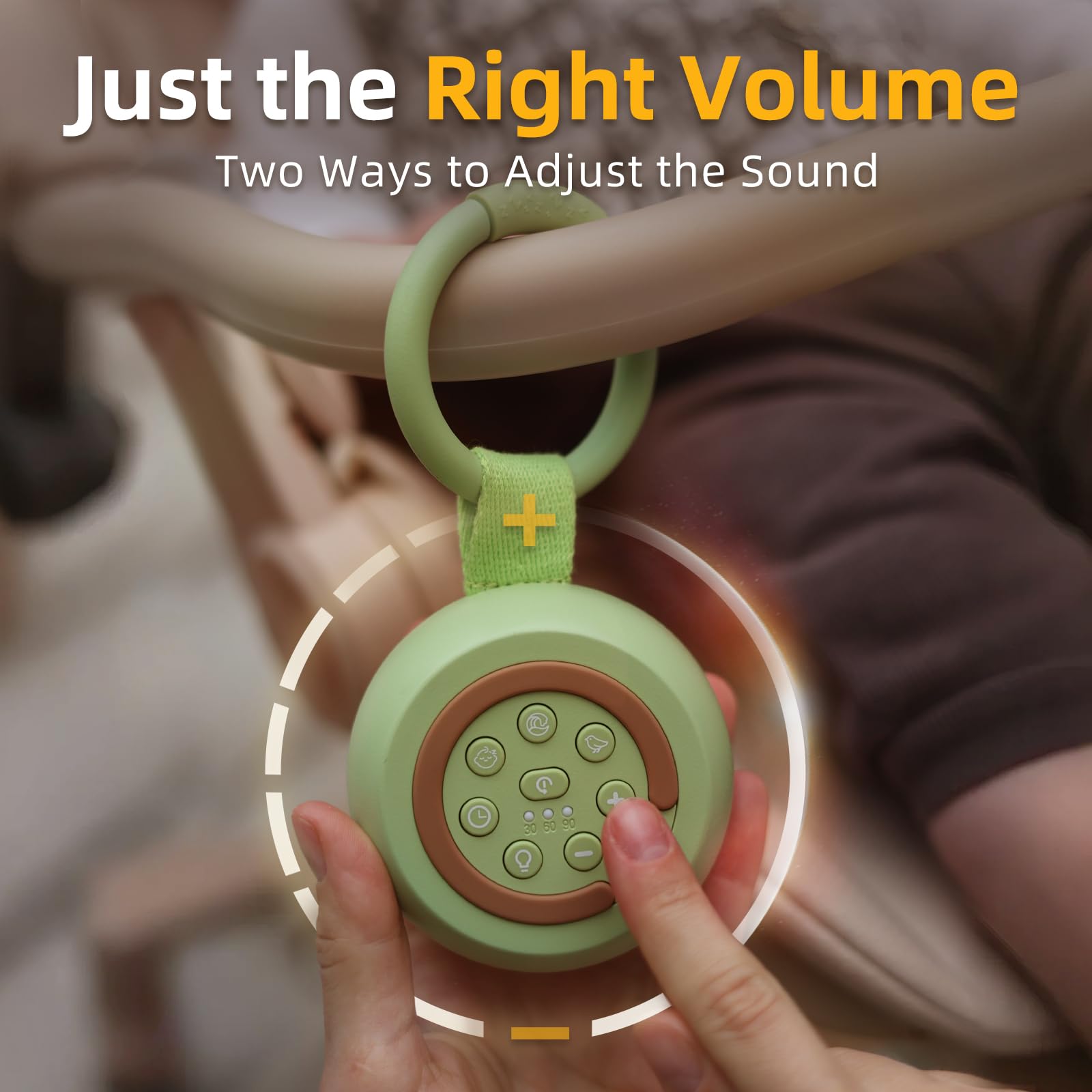 alilo Pocket Soother auto-off timer helps fit your baby’s sleep routine