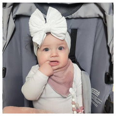 ALinmo one-size-fits-all headbands adapt smoothly from newborn to toddler