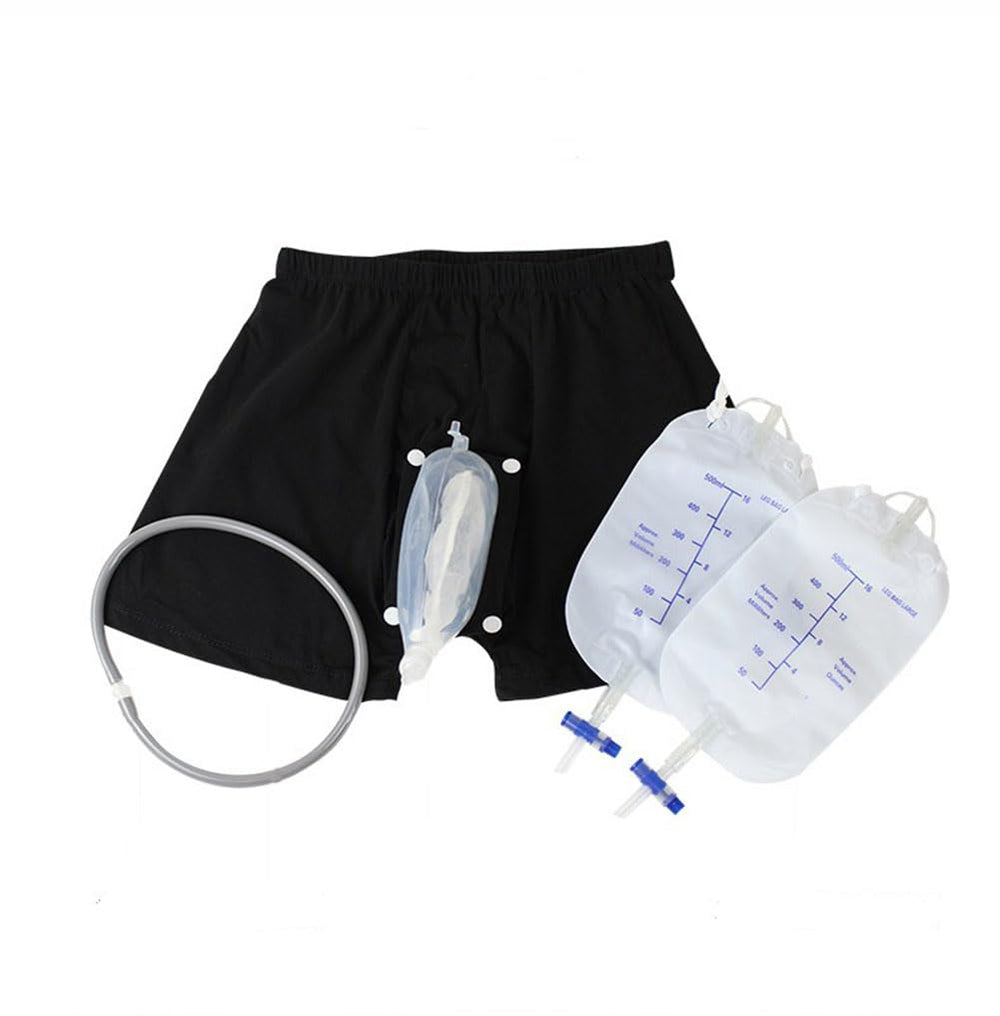 ALisasin wearable urine bag front view for discreet mobility and comfort.