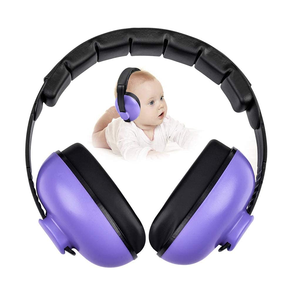 Alitamei kids earmuffs purple offer soft comfort for tiny ears during loud events.