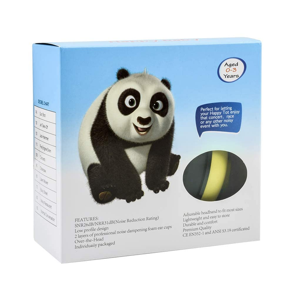 Alitamei yellow ear protection in packaging for quick identification.