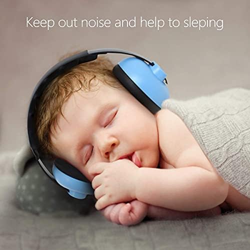 Alitamei blue earmuffs with noise reduction for events like concerts or sports.