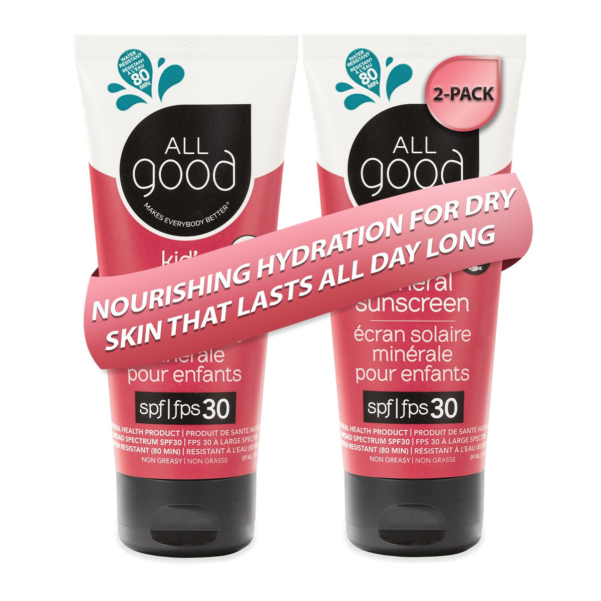 All Good Baby Sunscreen Lotion bottle ready for sunny outings with mineral protection.