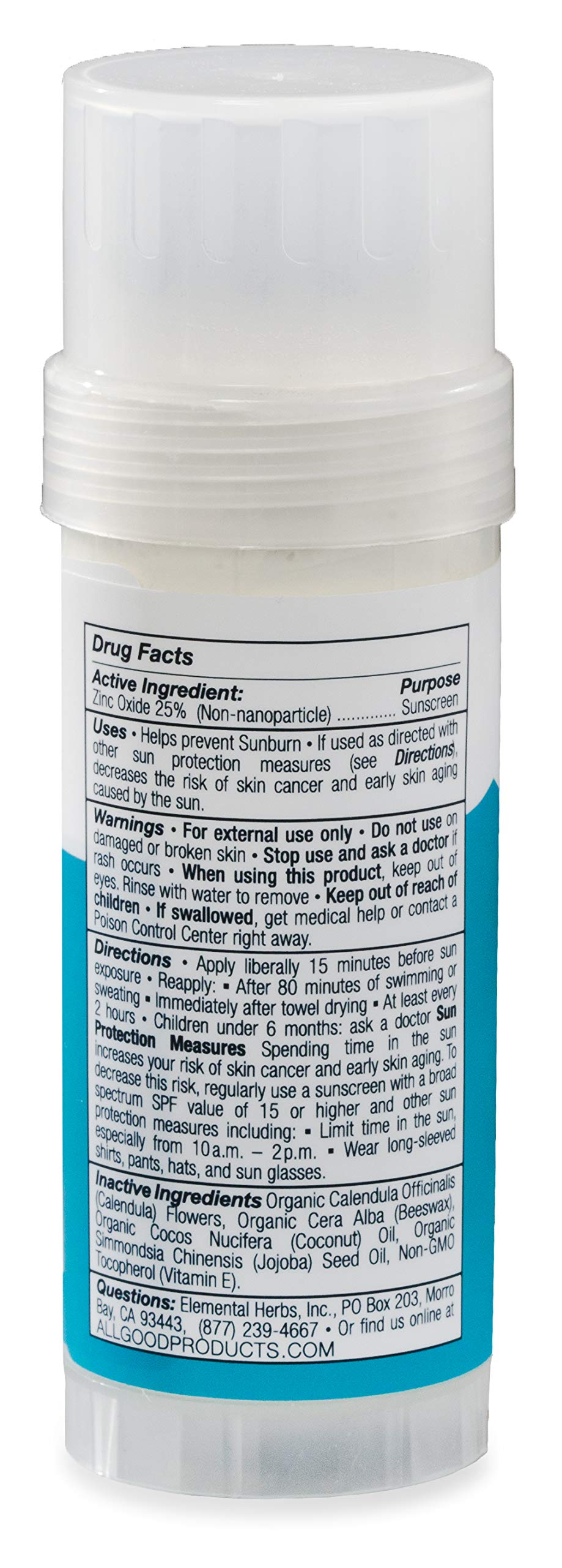 All Good Sports SPF 50 sunscreen butter stick for beach days.