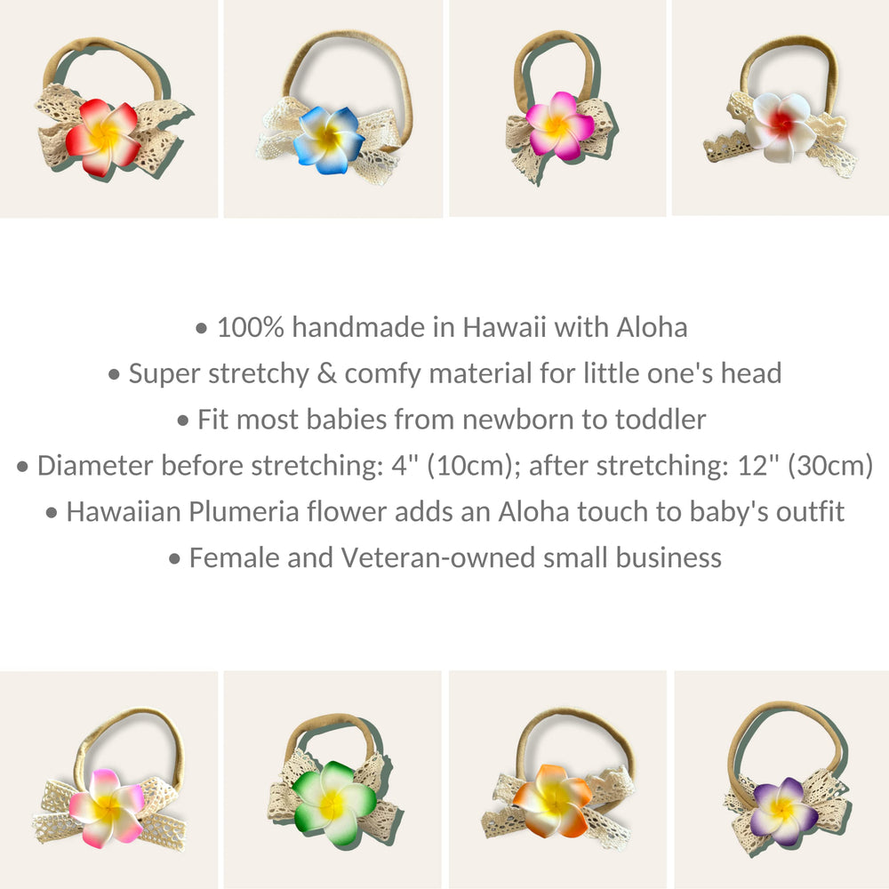 All Things Lani headband worn by baby model during shoot for adorable photos.
