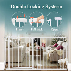 ALLAIBB double-lock release keeps toddlers secure while adults pass one-handed.