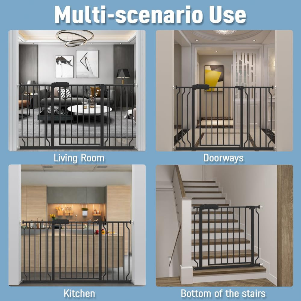 ALLAIBB pressure-mounted gate fits 24.2 to 85.03 inches openings securely