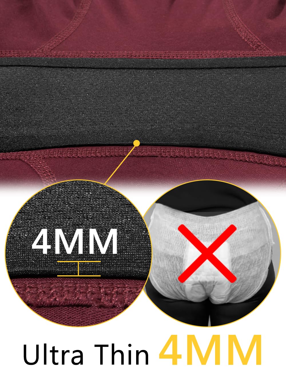 Allbase comfortable cotton boxer briefs feature a stretchy waistband for secure daily wear.