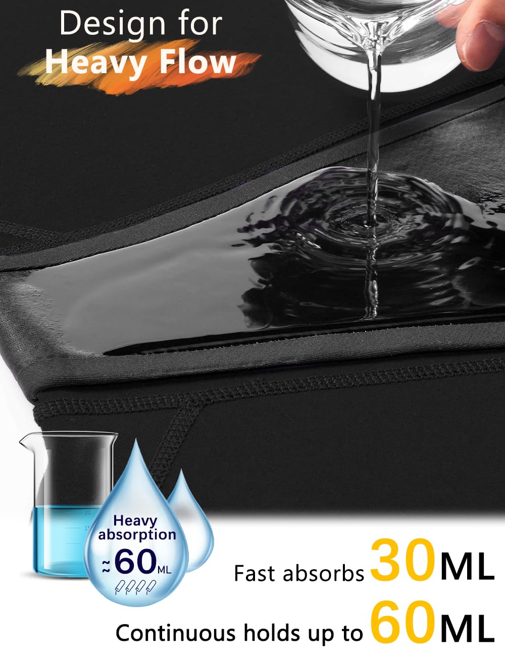 ALLBASE heavy-flow boxer briefs show absorbent panel for reliable heavy-day protection.