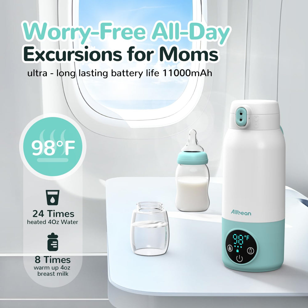 Allbean precise temperature display helps monitor warming with ease.