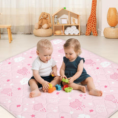alldomess baby play mat 50x50 foldable design ideal for portable play