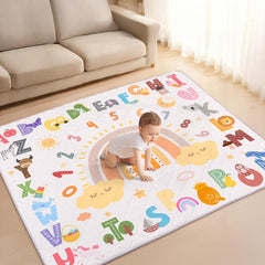 Alldomess baby playmat 71x59 inch cushions tummy time and play