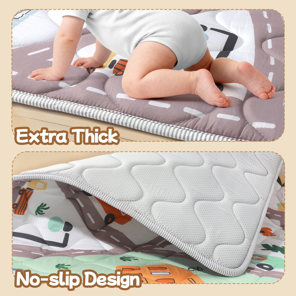 alldomess quilted-top-edge-stability resists wear for durable use.
