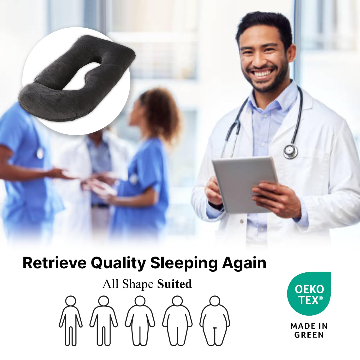 ALLOPERA OEKO-TEX 100 certified hypoallergenic materials minimize irritation