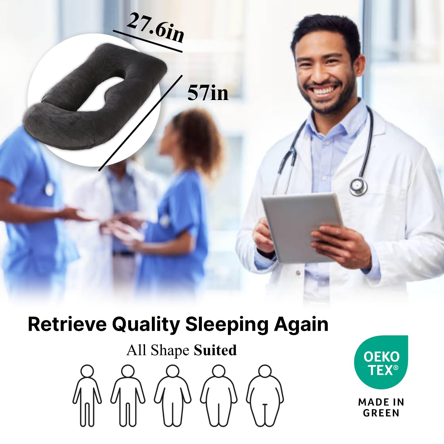 ALLOPERA breathable lightweight materials promote cool sleep