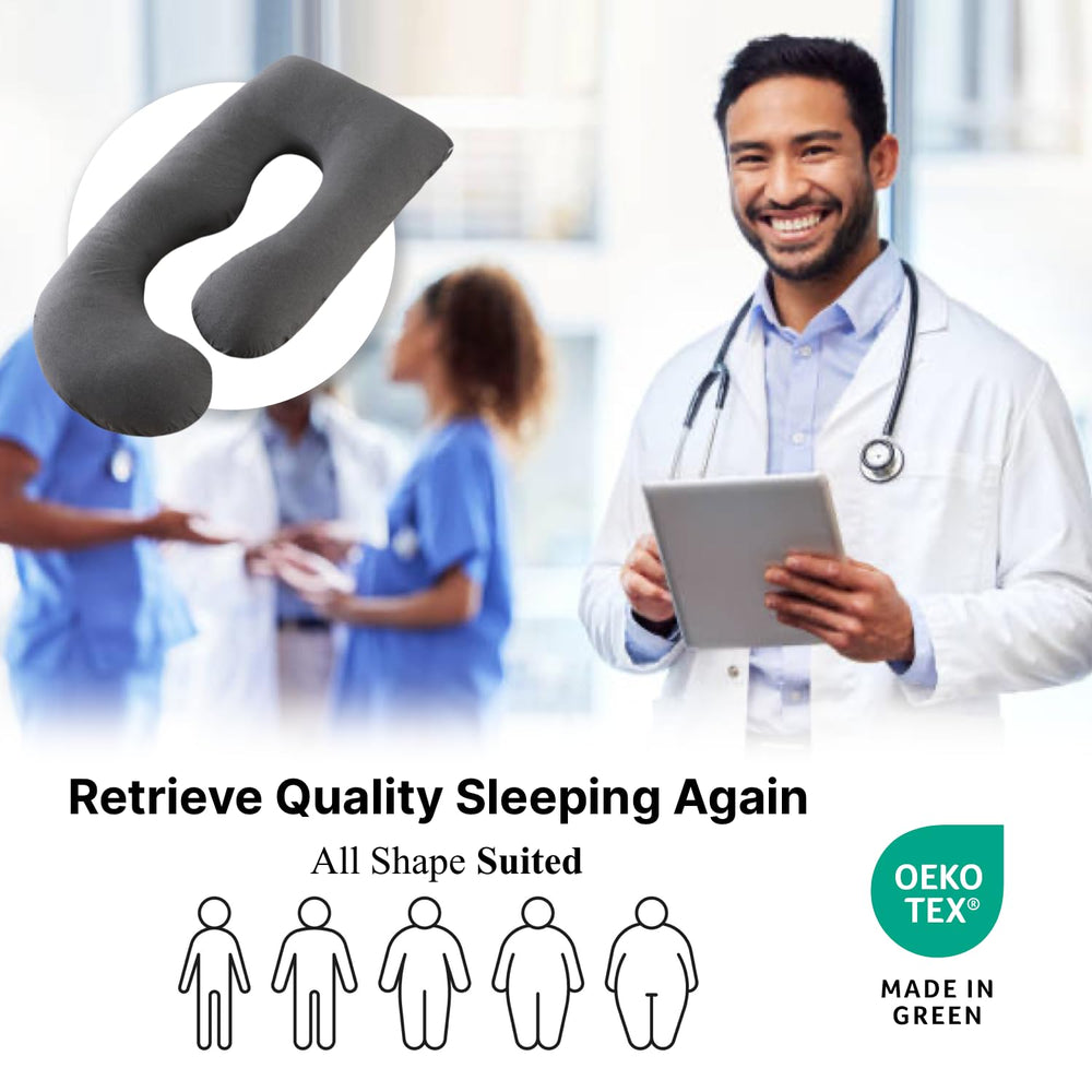 ALLOPERA pillow is lightweight and easy to reposition.