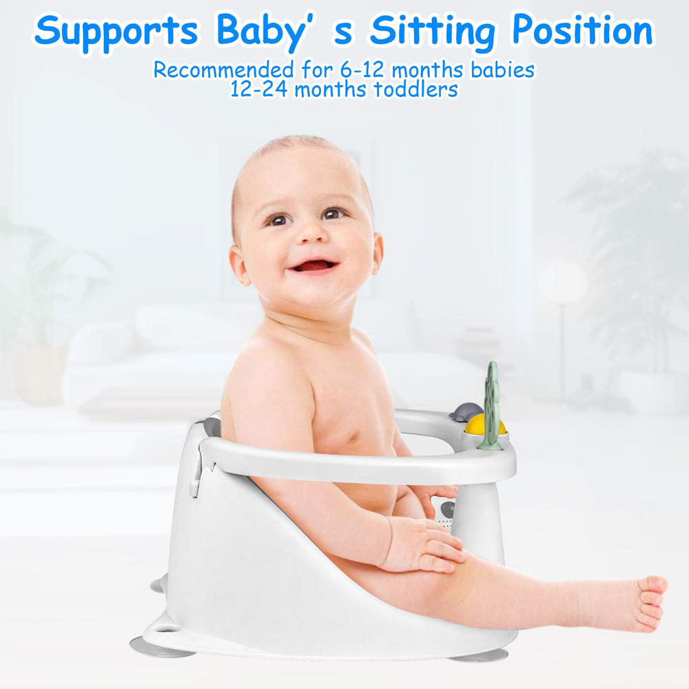 ALNUY bath seat with suction cups for stable tub placement