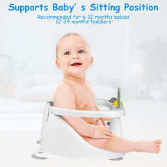 ALNUY bath seat with suction cups for stable tub placement