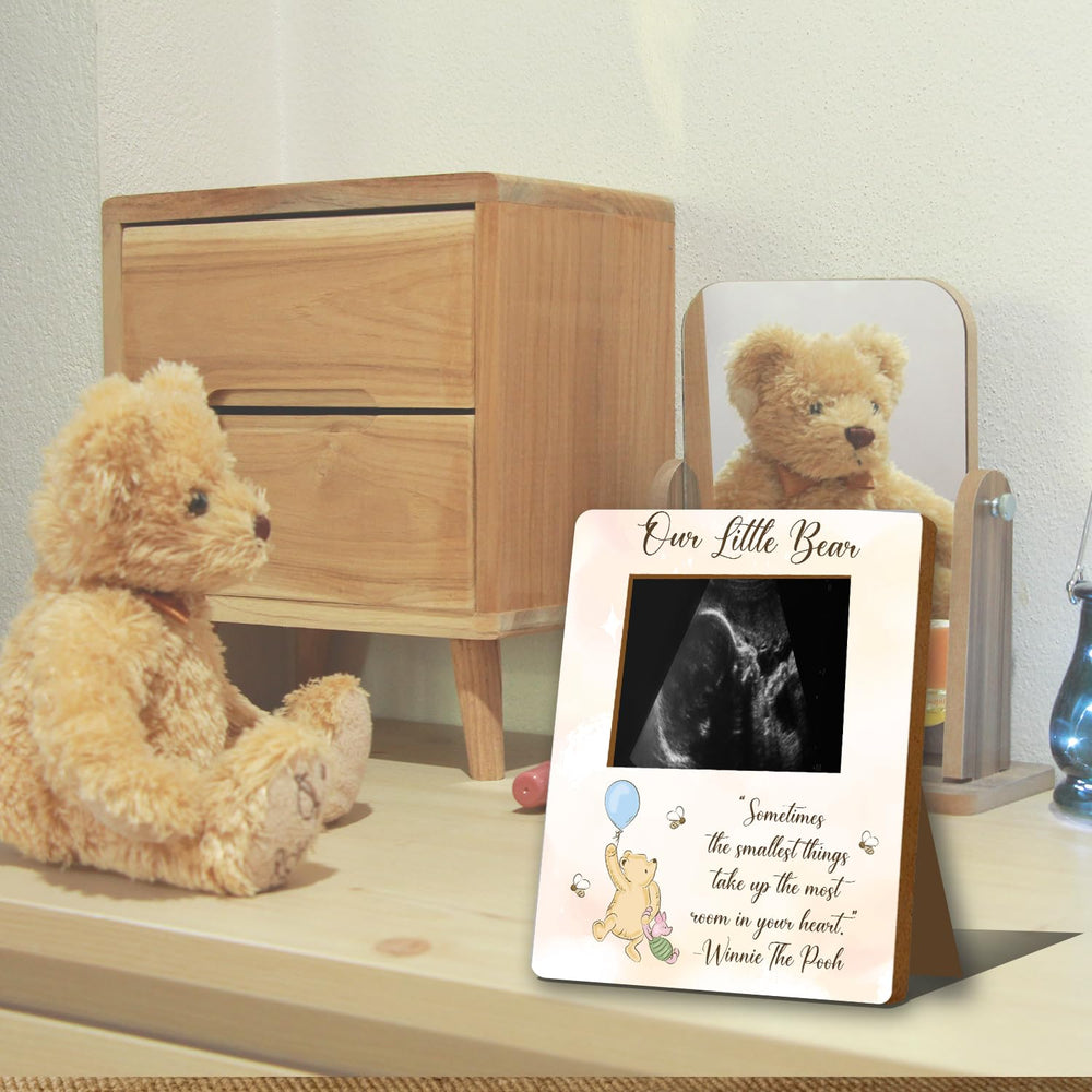 ALodr Winnie Baby Shower Decor frame adds whimsy to party memories and table displays.