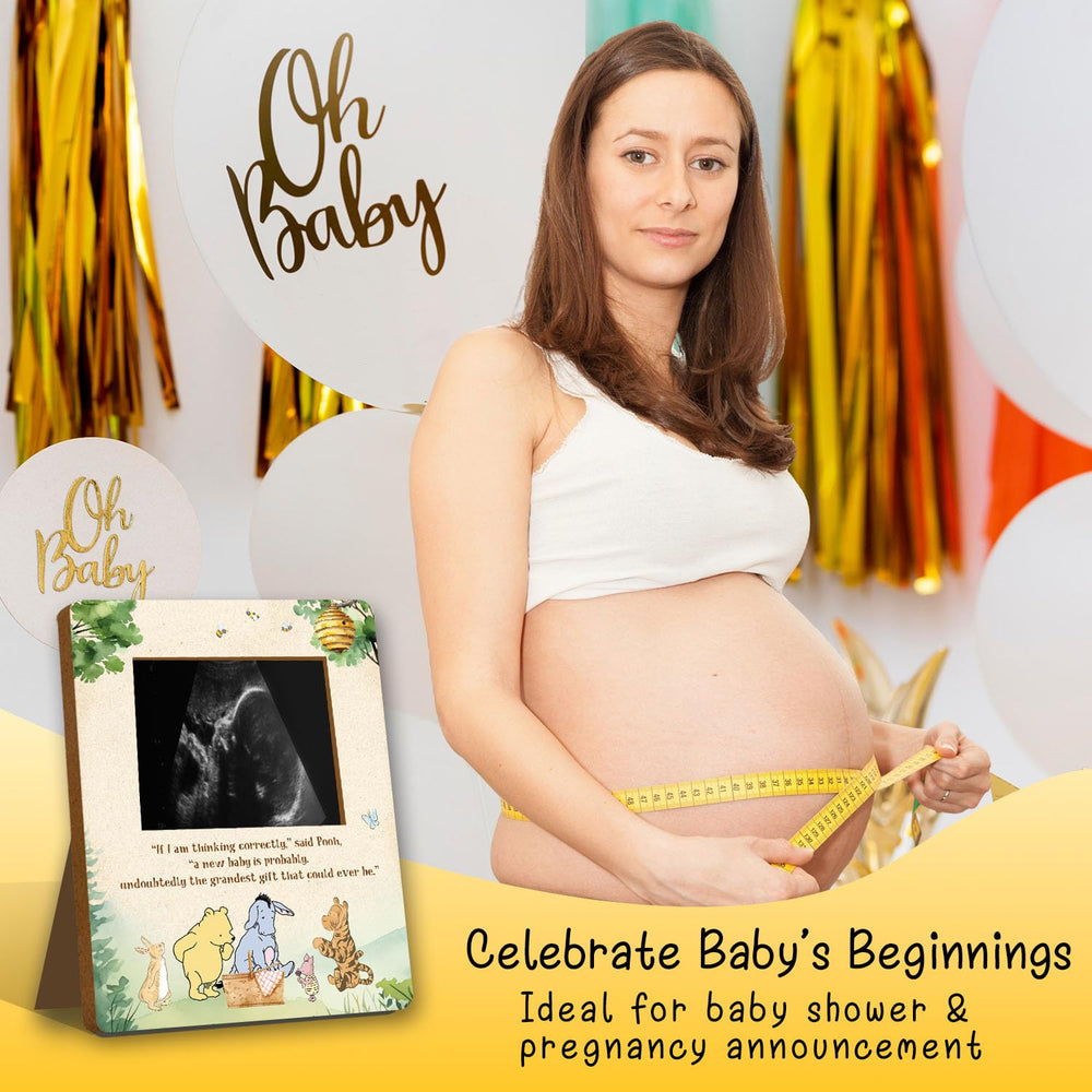 ALodr Winnie keepsake frame shown on table or wall for future memories.
