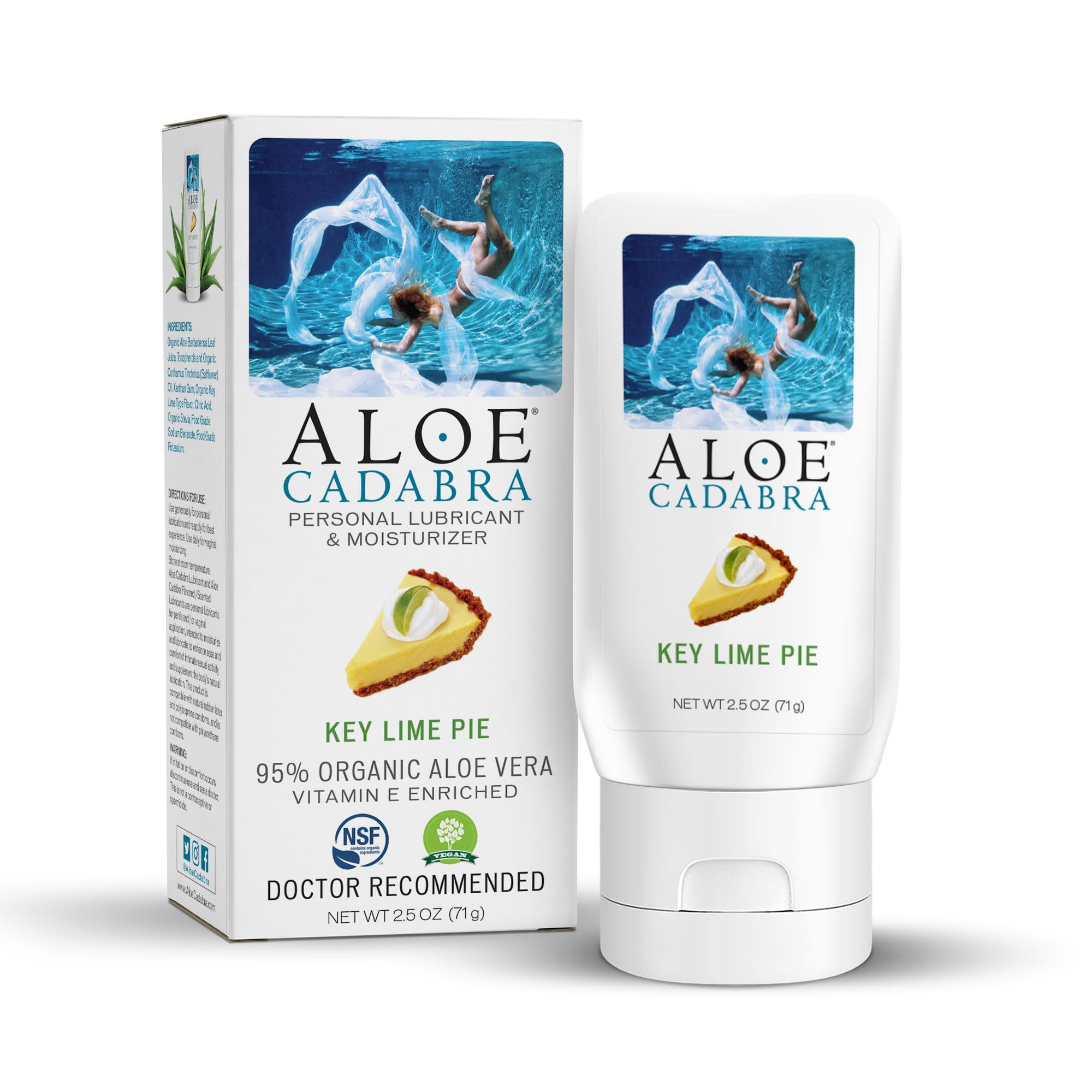 Aloe Cadabra cherry lemonade lube bottle pour adds flavor with ease