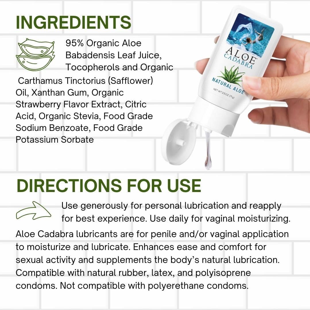 Aloe Cadabra close-up of ingredients reinforces clean, safe moisturization.