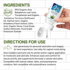 Aloe Cadabra close-up of ingredients reinforces clean, safe moisturization.
