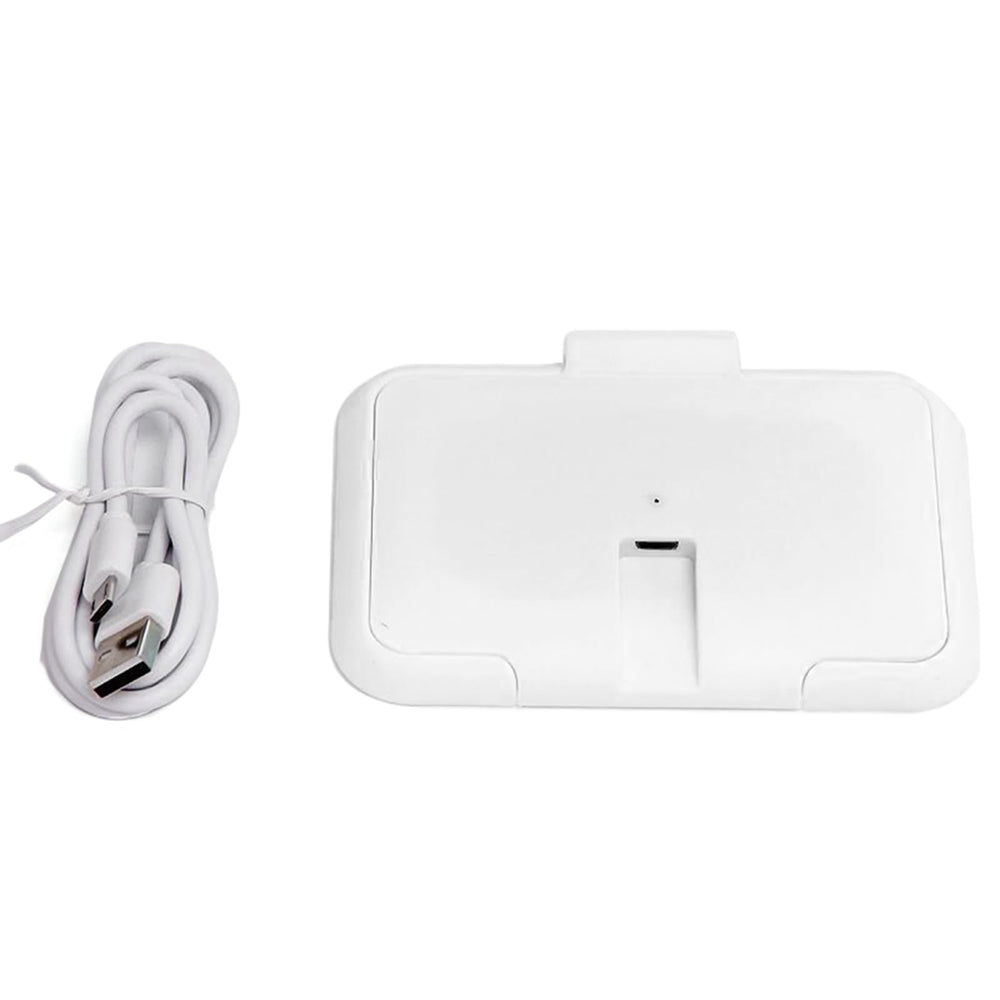Alomejor wipe warmer ABS material light blue for lightweight portability.