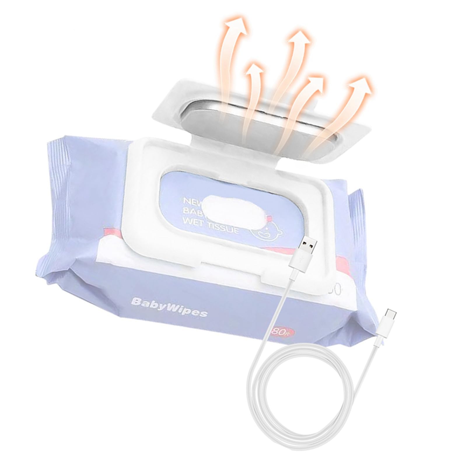 Alomejor wipe warmer fast-heating feature promotes quick diaper prep.