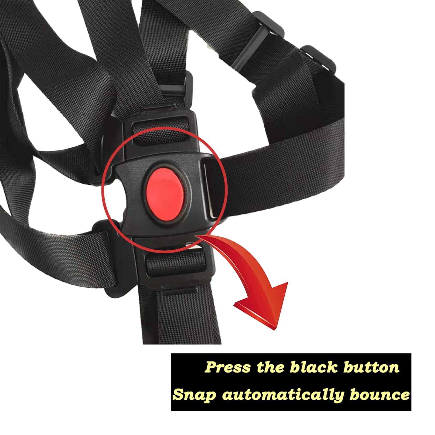 Alovexiong dining-chair and stroller compatibility helps replace multiple belts