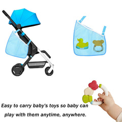 Alovexiong blue side sling net showing easy access while walking