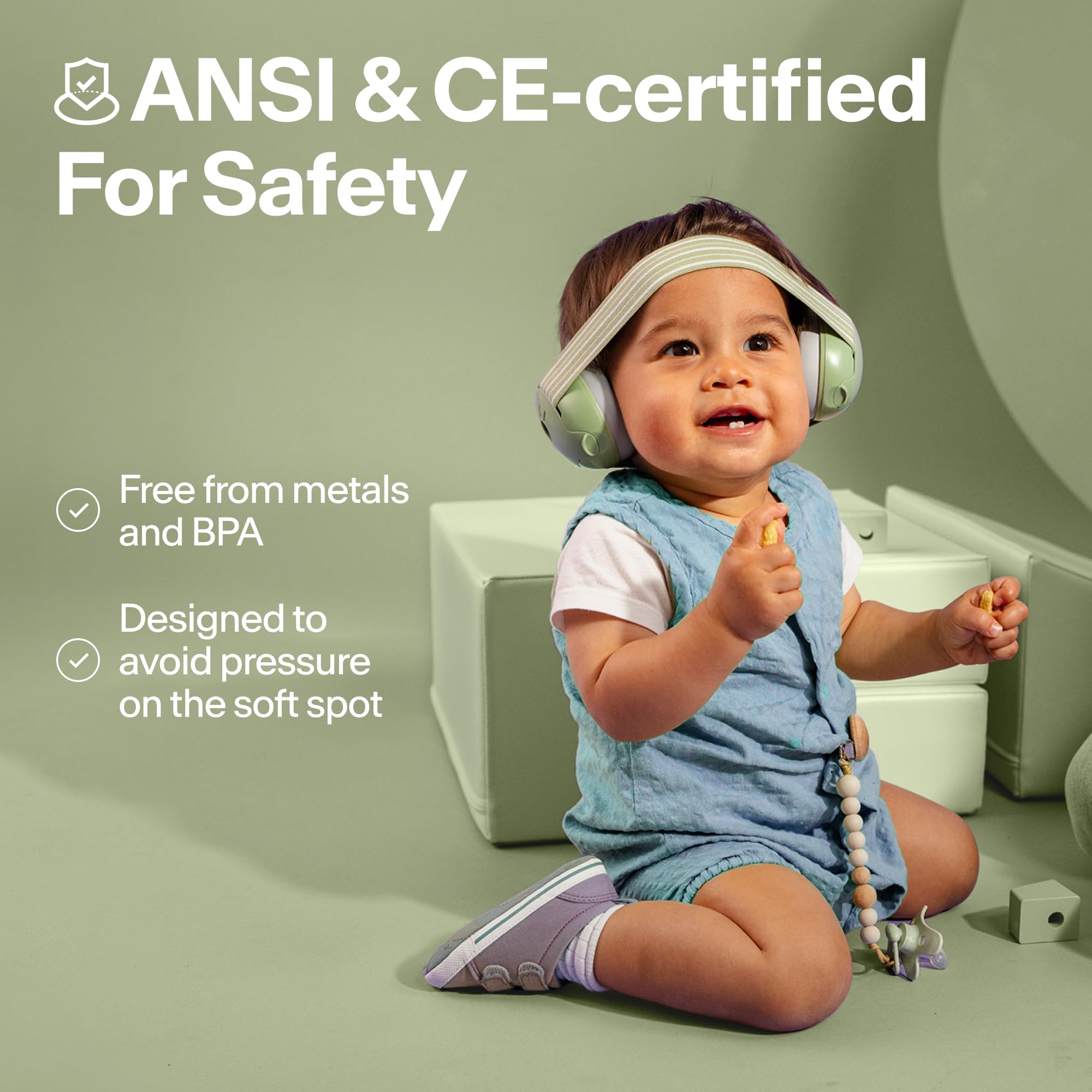 Alpine Muffy Baby provides up to 23 dB SNR for noise control.