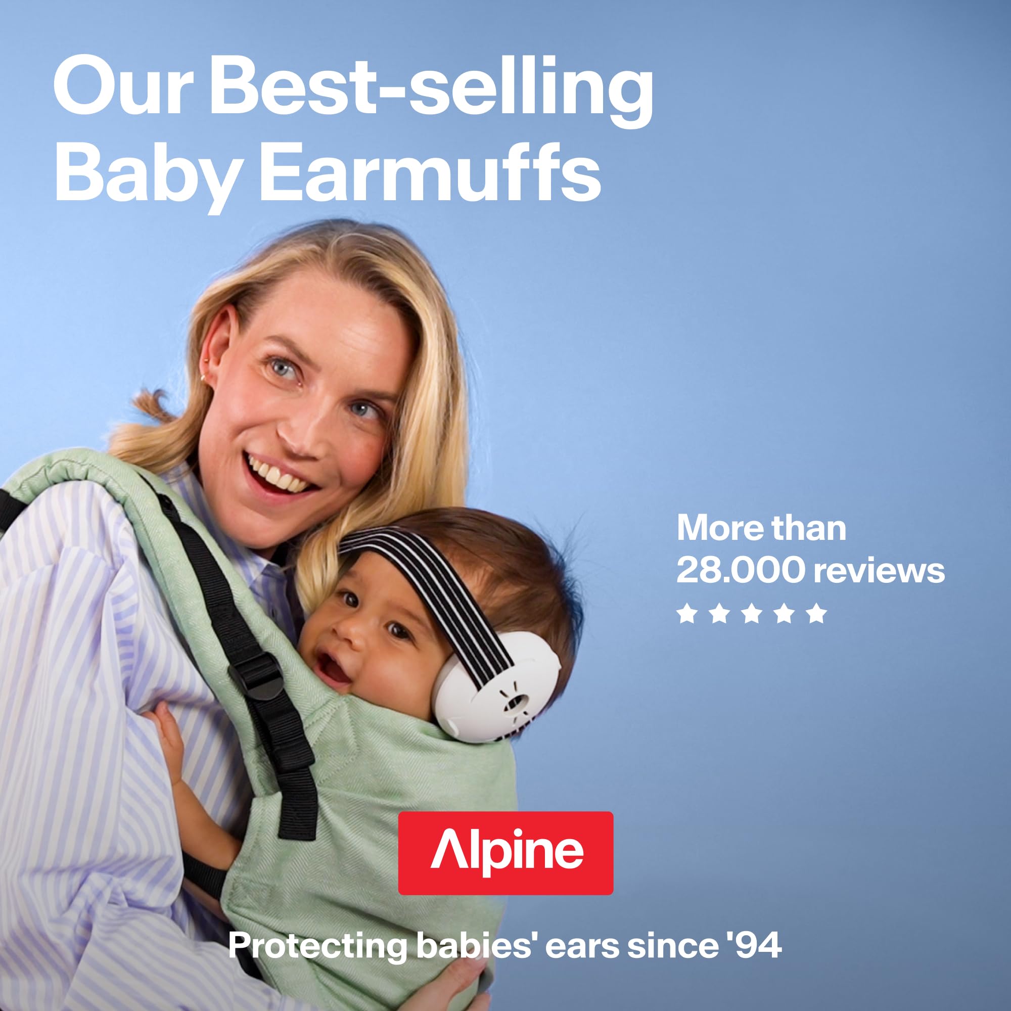Alpine Muffy Baby blue packaging — ready to gift and use