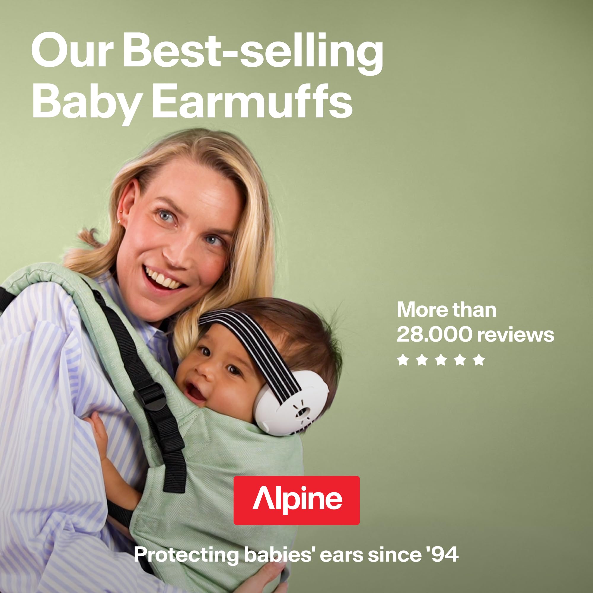 Alpine Muffy Baby is a travel essential for flights and car trips.
