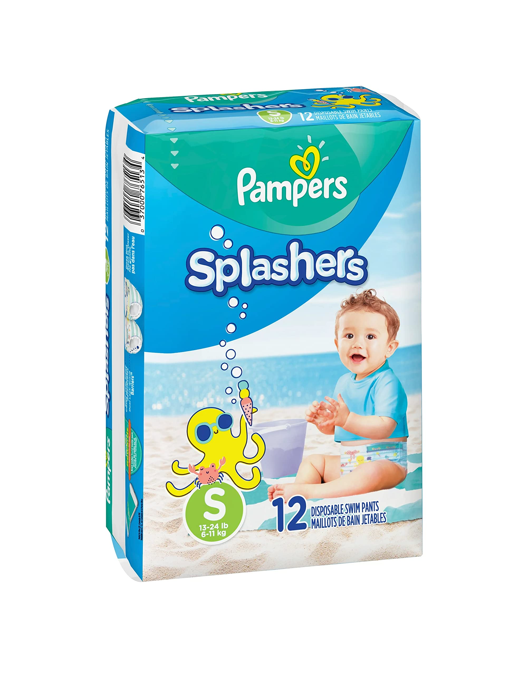 alpree Splashers Swim Diapers in action, lightweight disposable swim pants offering leak protection during pool play.
