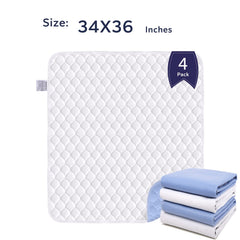 Alsunny bed pad soft surface with cotton-poly blend feels gentle on skin
