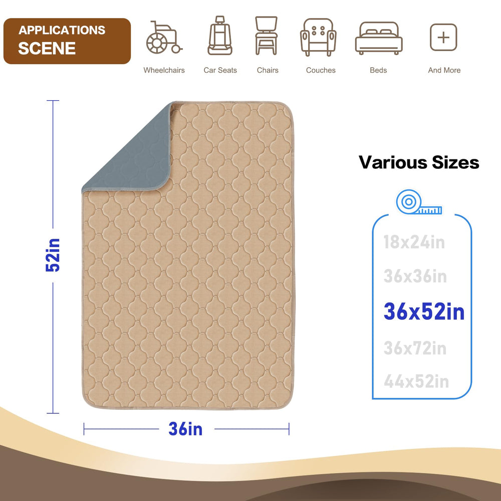 Alsunny durable washable pad maintains waterproof protection after many washes.